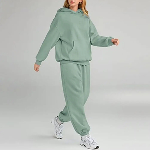 Conjuntos de Sudadera con capucha y pantalones con impresión personalizada, chándales para correr, chándal para mujer y Niña - Product Image 1