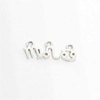 Collar con Colgante del Zodiaco Clásico para Niños, Unisex, en Plata, Latón o Oro de 9K/14K/18K, Sin Níquel, Chapado en Oro, Colgante de Virgo