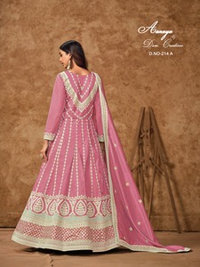 Vêtements de mariage soie Dola avec costume de broderie et fabricant et fournisseur en gros Dupatta de Surat au taux le plus bas - Product Image 2