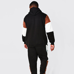 Chándal de invierno XXL personalizable de alta calidad para hombre, conjunto de entrenamiento polar con logotipo de alta visibilidad, servicio OEM al por mayor - Product Image 5