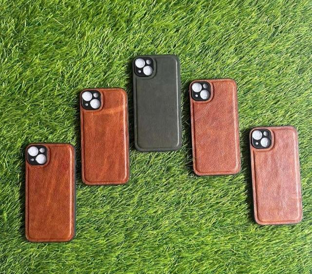 Highly Selling Genuine Leather Shockproof Phone Case with Camera Protector for 13 13pro 13promax