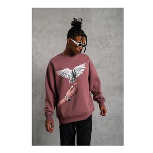 Sudaderas con capucha y sudaderas para hombre Ropa de calle unisex con estampado de soplo Bordado Essentials de invierno - Product Image 4