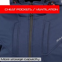 Chaqueta de Motociclismo Softshell con Aislamiento Térmico, Diseño Impermeable de Alto Rendimiento para Hombre, con MOQ Bajo