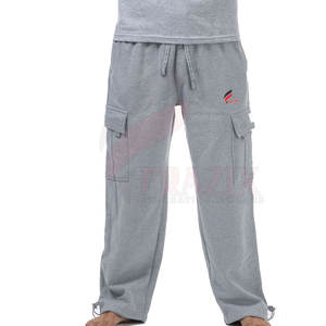 Pantalon cargo décontracté pour homme, taille haute, coupe ample, léger, pour l'extérieur et l'entraînement - Product Image 2