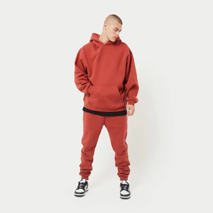 Sudaderas con capucha cálidas de invierno para hombres con forro interior esponjoso, diseño de hombro caído y ajuste cómodo y relajado para días fríos - Product Image 3