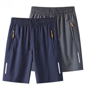 Shorts décontractés pour hommes de haute qualité, service OEM, écologiques, séchage rapide, streetwear, poches, coton, élasthanne, unisexe, couleur unie - Product Image 3