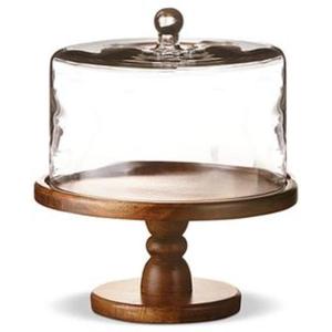 Soporte de pastel de madera hecho a mano duradero con aspecto de Casa de Campo Vintage para Bodas de panaderías y estilo de Evento de alta gama - Product Image 2