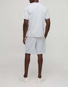 Venta al por mayor OEM: Conjunto de 2 camisetas de algodón suave y fibra de bambú para hombre, personalizadas, informales para el día a día, cuello redondo, manga corta, 200 gramos, de tejido peinado. - Product Image 6