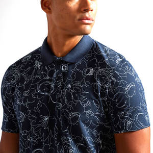High Street Style Hombres para Polos Transpirable Cómodo Sólido Alta calidad Ropa de verano Nuevo diseño Venta al por mayor Precio barato - Product Image 4