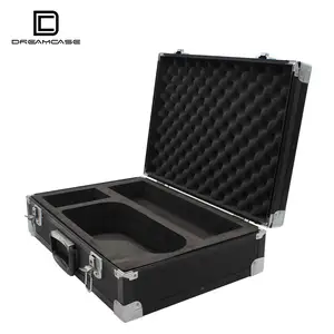 DreamCase Free Shipping 36 Inches 24X24 Black Tool Case Music Equipment Aluminum Tool Box 40 TC130