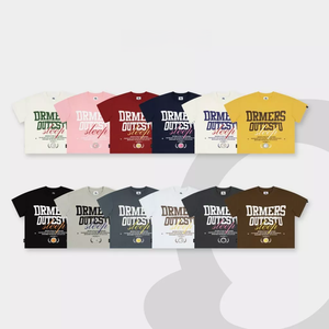 T-shirt unisexe ODM OEM 100% en coton imprimé style de rue respirant de grande taille pour hommes et femmes fabriqué au Vietnam - Product Image 5