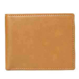 Portefeuille à fermeture éclair en cuir unisexe avec doublure en lin Porte-cartes multifonction portable - Product Image 4