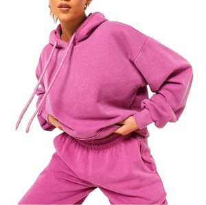 Nouveauté Ensemble 2 pièces de jogging décontracté en coton polaire à tricoter de haute qualité, avec logo personnalisé, respirant, concevez votre propre survêtement - Product Image 1