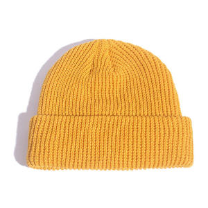 Bonnet en tricot côtelé blanc camouflage décontracté pour l'hiver 56-58CM en coton avec revers unisexe adulte respirant et imperméable pour l'extérieur - Product Image 2