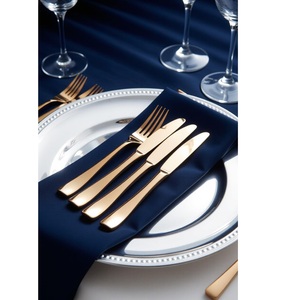 Couverts en acier inoxydable fini or, sophistication intemporelle avec durabilité moderne, parfait pour la vaisselle élégante - Product Image 6