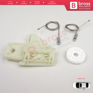 Juego de Reparación de Elevalunas Eléctrico Trasero Izquierdo BWR5076 para Octavia MK2 A5 1Z3 1Z5 2004-2013 4/5 Puertas 1Z0839655 - Product Image 3