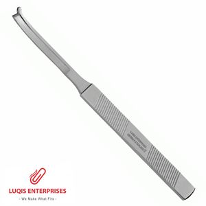 Osteotome latéral à lame argentée, instrument chirurgical ORL, outil de coupe osseuse en acier inoxydable de qualité médicale - Product Image 1