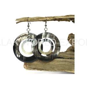 New Most Popular Resin <b>Hoop</b> <b>Earrings</b> <b>Fashion</b> Geometric Round Shaped Resin Elegant <b>Earrings</b> for Women Jewelry And Accessories FWE - Product Image 4
