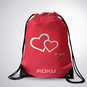 Lightweight Waterproof Gym Sack <b>Backpack</b> Custom Logo Polyester Thread Promotional Sports Cinch Bag for Travel School Fitness - Product Image 1