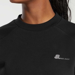 เสื้อครอปสตรีผ้าฝ้ายโพลีเอสเตอร์, สินค้ามาใหม่ไม่หดปักลาย300ก. - Product Image 5