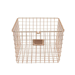 Antique Rusty Panier pliable en fil métallique Panier antique Cuisine française antique Cuisine de ferme - Product Image 5