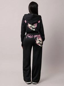 Lupin venta al por mayor logotipo personalizado mujer recortada sudaderas con capucha mujer algodón Crop Top Sudadera con capucha más vendidos tallas grandes OEM diseño personalizado - Product Image 3