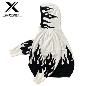 Sweats à capuche en coton de qualité supérieure pour hommes, pull-over thermique multicolore personnalisé, sweat-shirt à impression bouffante lourde pour l'hiver - Product Image 2