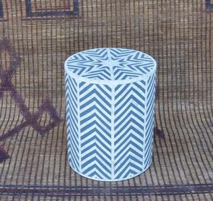 Nouveau design de table basse en incrustation d'os en Inde, taille personnalisée, meilleure qualité et design, table basse en incrustation d'os, tabouret de luxe en incrustation d'os - Product Image 3