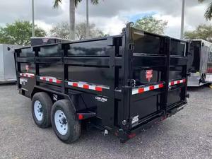 Remorque agricole basculante hydraulique neuve et robuste Shenzhen Longood 7x12 7x14 6x12 6x14 pour tracteur agricole - Product Image 2