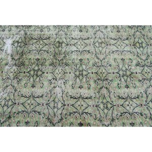 Clásico verde Beige 5,3X7,9 pies lana Aubusson diseño sala de estar alfombra Patchwork rectángulo aparador alfombra látex alfombras turcas - Product Image 5