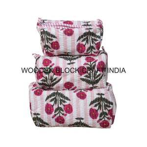 Personalized Custom Logo Eco-Friendly Bohemian Cotton Cosmetic <b>Bag</b> Tassel Zipper Closure Large Capacity Portable Makeup Pouch - Product Image 5