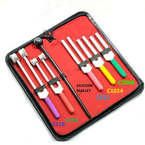 Diapasones de alta calidad para la curación vibracional | Juego de diapasones médicos de aleaciones de aluminio CHAKRA - Product Image 5