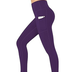 Anti pilling Mujeres Fitness Leggings Cintura elástica Yoga Leggings peso ligero mejor material Fitness Leggings con tarifa barata - Product Image 3
