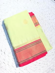 Sari en soie Pethani indien, très vendu, élégant et stylé, avec un chemisier exclusif et élégant, tenue ethnique tendance pour les fêtes - Product Image 5