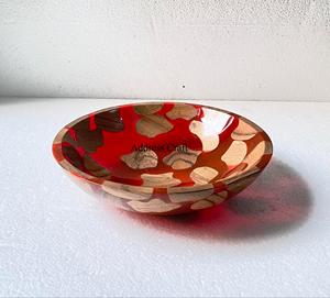 Bol décoratif en bois à fruits en résine à prix abordable bol en résine créatif vaisselle de table décoration de table plateaux ensemble de vaisselle - Product Image 2