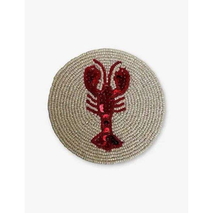 Posavasos Bordados con Intrincados Diseños de Cuentas de Semillas para Restaurantes, Cafeterías, Posavasos Artesanales Promocionales con Cuentas - Product Image 6