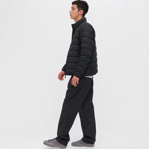 2025 New Custom Logo Men's High Street Stand Collar Hooded <b>Waterproof</b> Windproof Winter Quilted <b>Padded</b> Puffer <b>Jacket</b> - Product Image 5