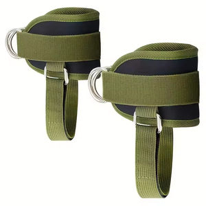 Entraînement à la force des jambes Sangle de pari pour cheville Sangle d'entraînement pour cheville et pied Sangles de cheville à anneau en D - Product Image 1