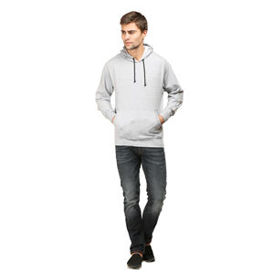 Sudadera con Capucha Informal de Alta Calidad para Hombre, Sudadera con Capucha Holgada con Logotipo de Letras Esenciales y Estilo de Doble Línea en el Pecho - Product Image 1