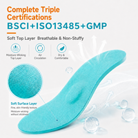 Semelles en gel de silicone pleine longueur unisexe, souples et adhésives, pour le soulagement de la douleur au talon et du tendin d'Achille, grandes tailles, confortables – Offre Spéciale