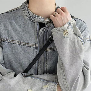 Chaquetas de mezclilla de 100% algodón con diseño personalizado para hombre al mejor precio, chaqueta de mezclilla de fábrica de buena calidad - Product Image 6