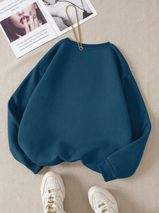 Sudadera personalizada de mezcla de poliéster/algodón para hombre, transpirable, antiarrugas, de secado rápido, con estampado de logotipo personalizado OEM para invierno - Product Image 2