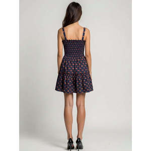 เดรสผ้าทอลายดอกไม้ ระบายอากาศได้ดี แต่งระบายชายกระโปรง สายเดี่ยว เอวยางยืด ยาวแบบแม็กซี่ ซับในบางเบา เหมาะสำหรับใส่ในวันหยุด ไซส์ XS-XL - Product Image 5