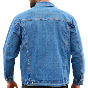 Haute qualité décontracté hommes vestes Style classique Vintage bleu Denim veste pour hommes respirant coupe-vent élégant homme vestes - Product Image 2