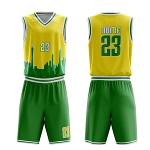 Conjunto de Camiseta y Pantalones Cortos de Baloncesto Personalizados de Alta Calidad, Transpirables y Ligeros para Hombres y Mujeres, Ropa Deportiva para Entrenamiento y Uso Diario - Product Image 1