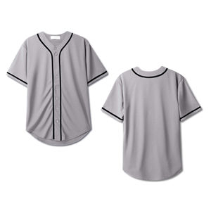 <b>Men</b> Short Sleeve High Quality Baseball Jersey Uniform Blank Custom Kids Wholesale Sky Blue Baseball Jersey Baseball Jersey - Product Image 3