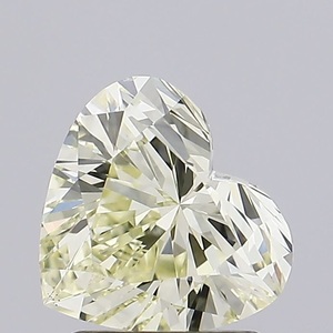IGI fantaisie coeur jaune clair forme lâche diamants cultivés en laboratoire 1.53 carats diamant de laboratoire VS1 pour bague de fiançailles ou bijoux Maki - Product Image 1
