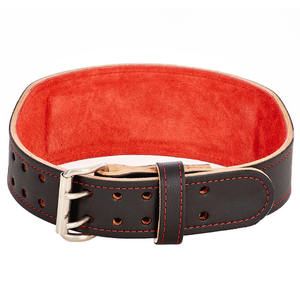 Ceinture de musculation réglable en cuir véritable PU personnalisée en gros, ceinture de musculation en cuir personnalisée pour la salle de sport - Product Image 5