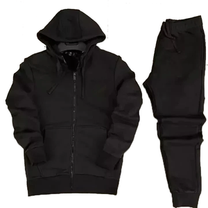 Ensemble de survêtements de jogging à manches longues décontracté et écologique pour hommes Vestes et pantalons de survêtement Ensemble 2 pièces - Product Image 3