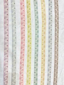 Cordones Bordados florales hechos a medida en tamaño 1 pulgada en adelante para diseñadores de vestidos y Diseñadores de ropa Ajuste de encaje floral por yarda - Product Image 5